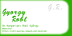 gyorgy robl business card
